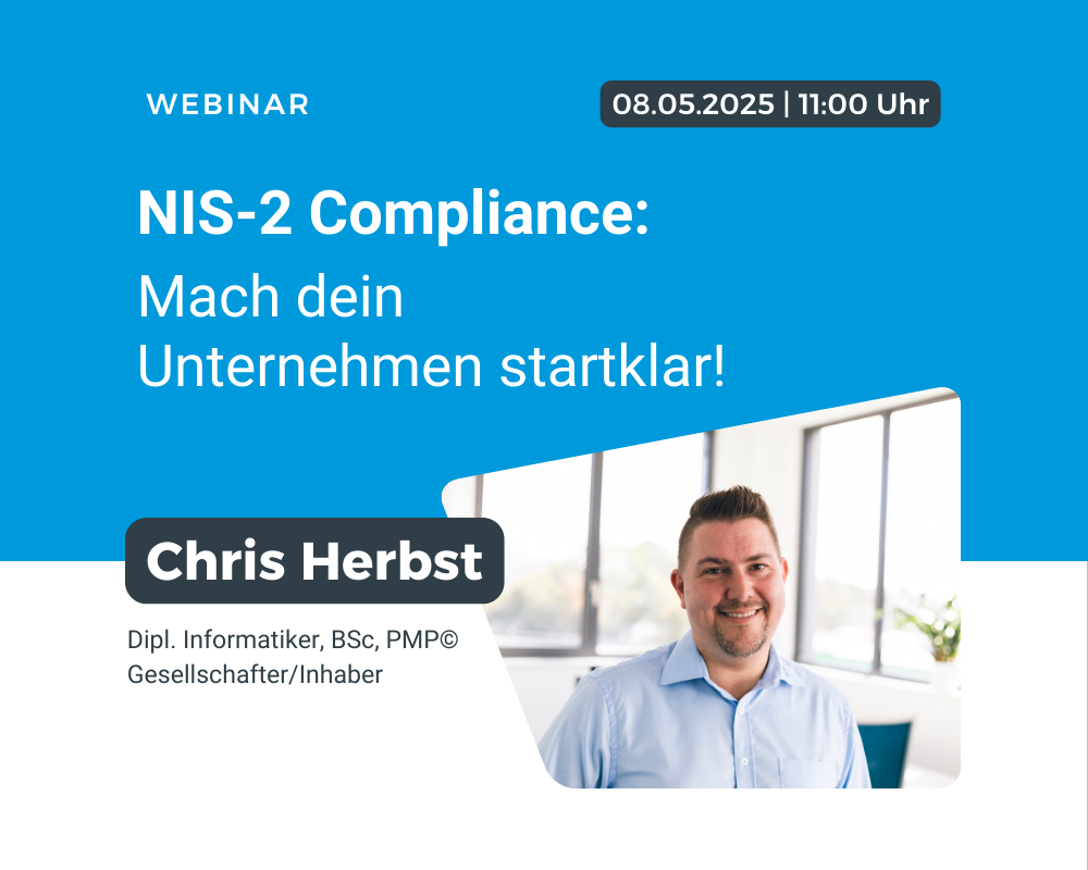 NIS-2 Compliance Webinar: Mach dein Unternehmen startklar!